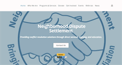 Desktop Screenshot of disputesettlement.us
